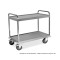 Carrello inox portata 500kg, 3 piani vasca, cm 100x58