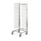 Carrello portateglie 20x60x40, supporti in tubo